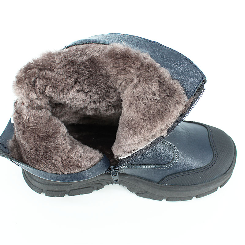 Сапожки нат.мех, артикул 2025, цвет синий купить в интернет-магазине Shoeslel с доставкой по России