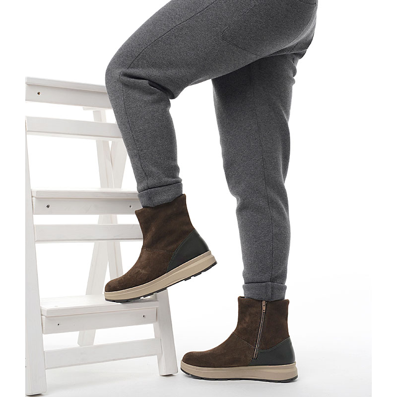 Полусапожки, артикул 2027, цвет хаки купить в интернет-магазине Shoeslel с доставкой по России