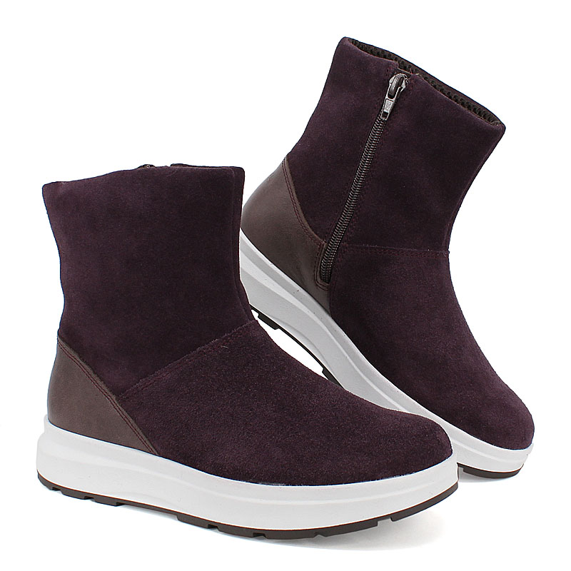 Полусапожки, артикул 2027, цвет черничный купить в интернет-магазине Shoeslel с доставкой по России