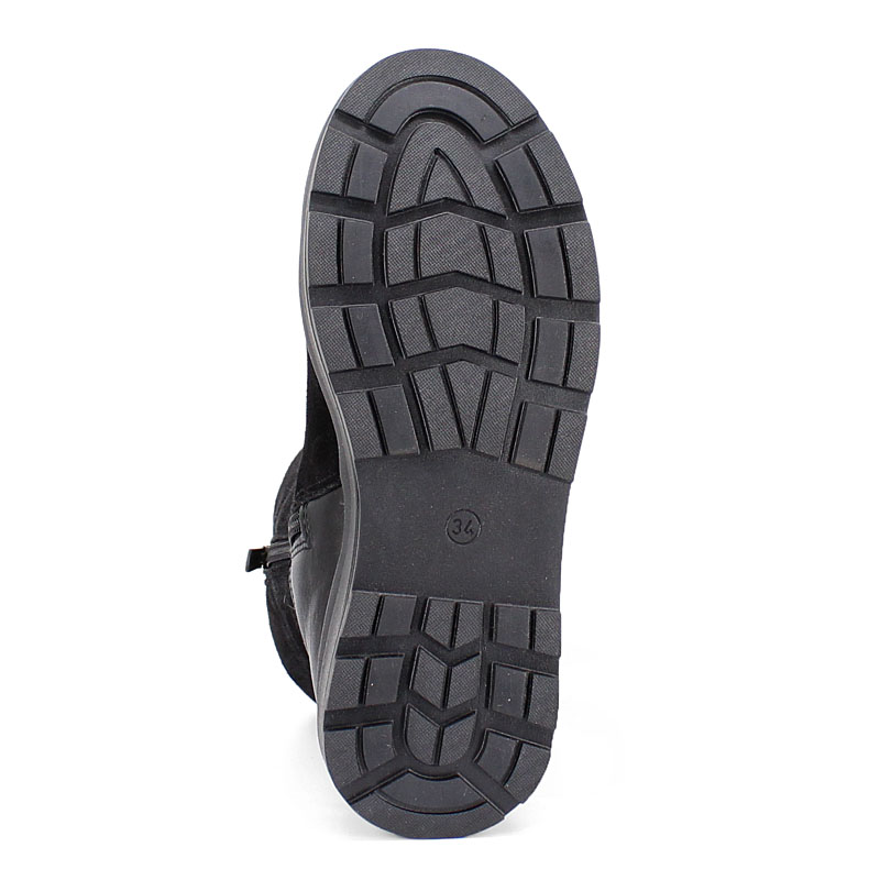 Полусапожки, артикул 2027, цвет черный купить в интернет-магазине Shoeslel с доставкой по России