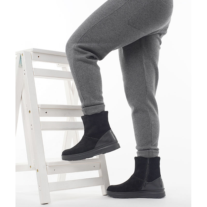 Полусапожки, артикул 2027, цвет черный купить в интернет-магазине Shoeslel с доставкой по России