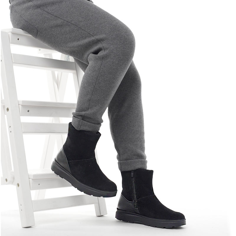 Полусапожки, артикул 2027, цвет черный купить в интернет-магазине Shoeslel с доставкой по России