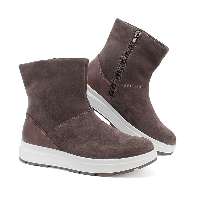 Полусапожки, артикул 2027, цвет серый купить в интернет-магазине Shoeslel с доставкой по России