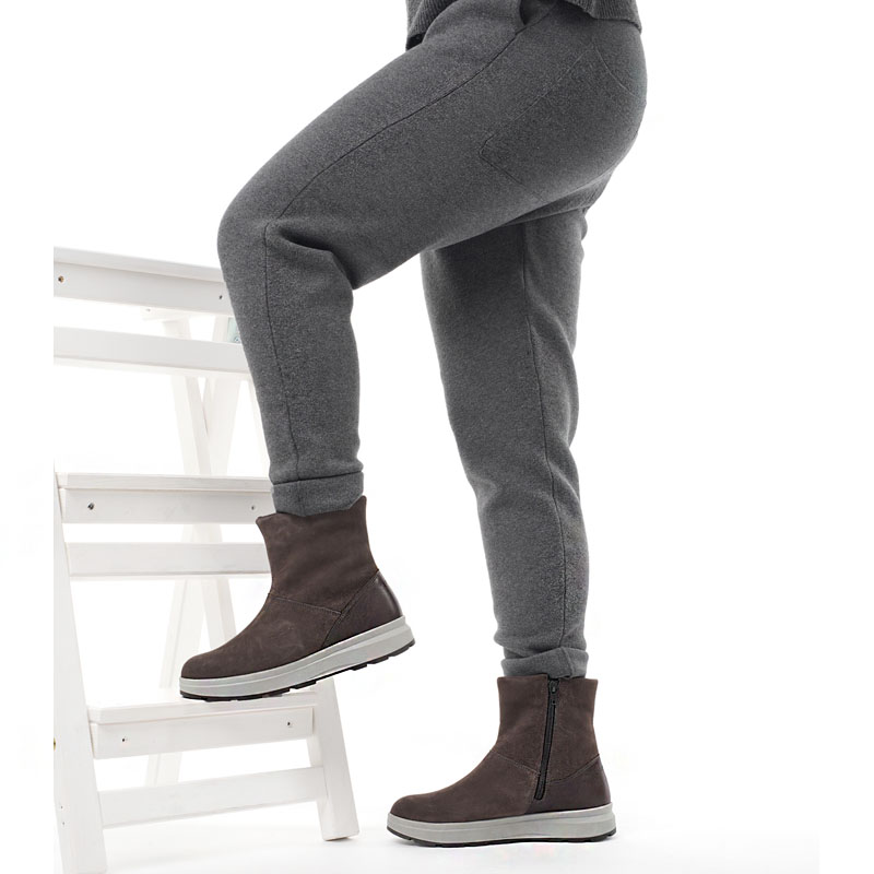 Полусапожки, артикул 2027, цвет серый купить в интернет-магазине Shoeslel с доставкой по России