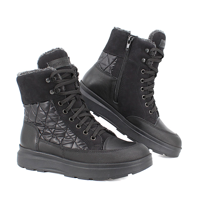 Ботинки, артикул 2034, цвет черный купить в интернет-магазине Shoeslel с доставкой по России