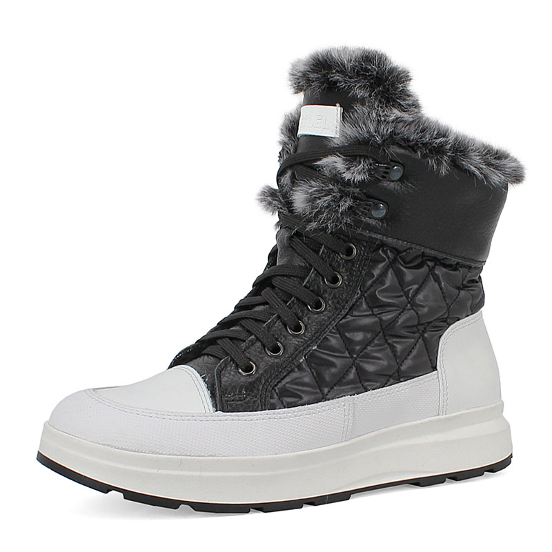 Ботинки, артикул 2034, цвет черно-белый купить в интернет-магазине Shoeslel с доставкой по России