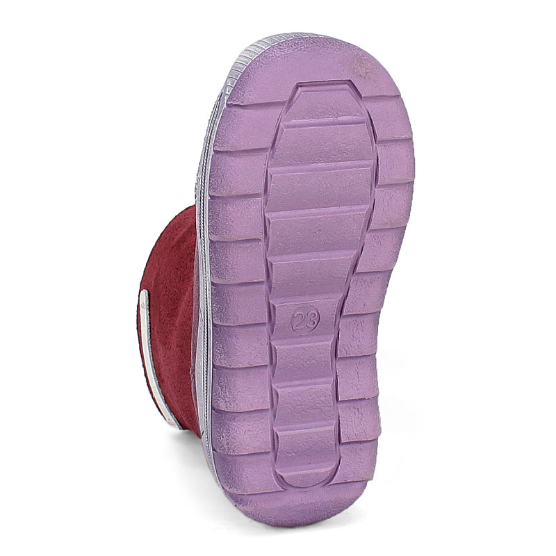 Сапожки малодетские нат.мех, артикул 2036, цвет фуксия купить в интернет-магазине Shoeslel с доставкой по России