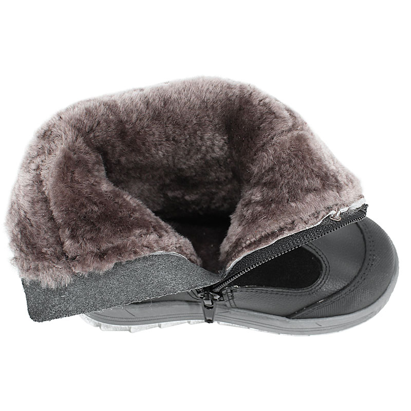 Сапожки малодетские нат.мех, артикул 2036, цвет черный купить в интернет-магазине Shoeslel с доставкой по России