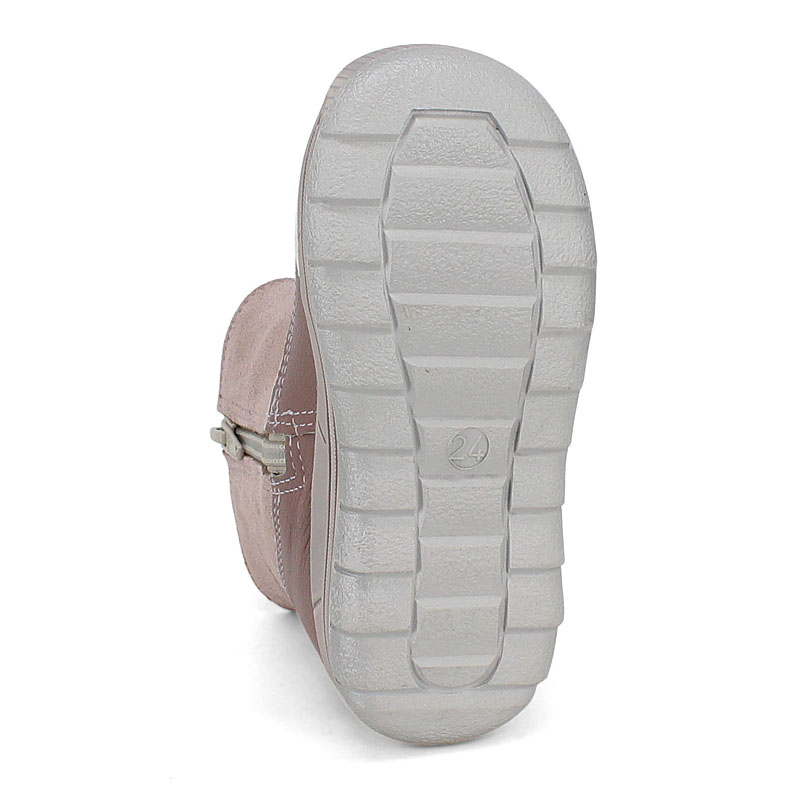 Сапожки малодетские нат.мех, артикул 2036, цвет пыльно-розовый купить в интернет-магазине Shoeslel с доставкой по России