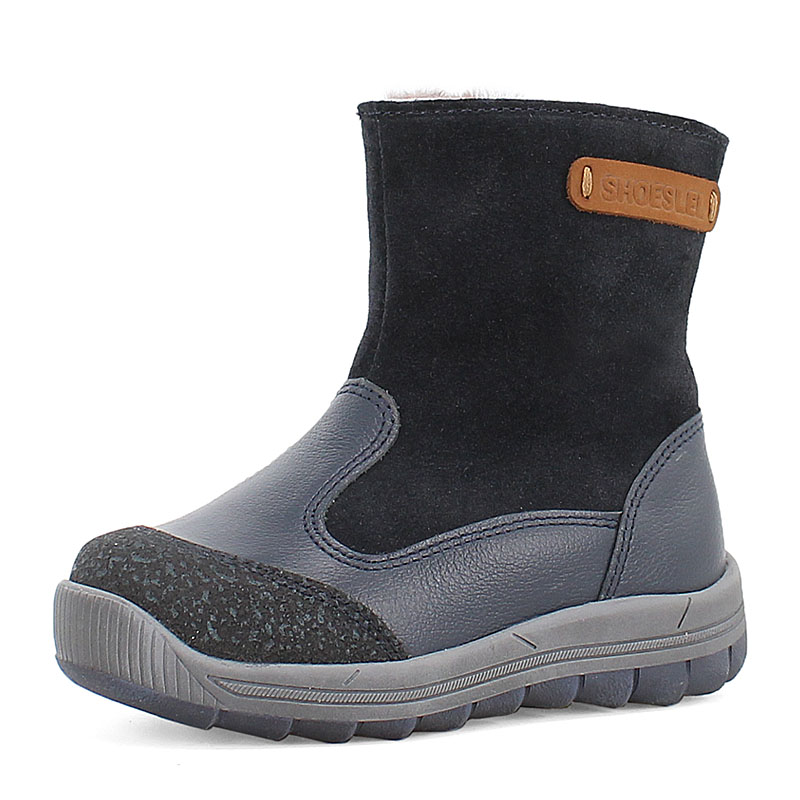 Сапожки малодетские нат.мех, артикул 2036, цвет синий купить в интернет-магазине Shoeslel с доставкой по России