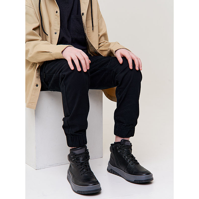 Ботинки, артикул 2039, цвет черный купить в интернет-магазине Shoeslel с доставкой по России