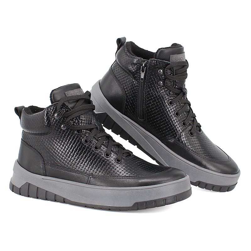 Ботинки, артикул 2039, цвет черный купить в интернет-магазине Shoeslel с доставкой по России