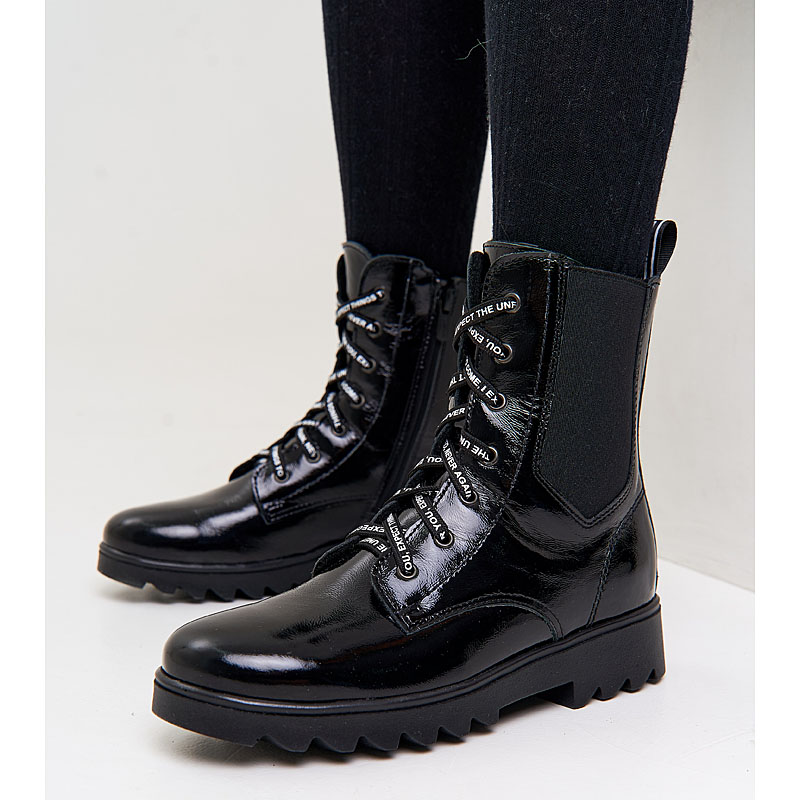 Ботинки, артикул 2047, цвет черный купить в интернет-магазине Shoeslel с доставкой по России