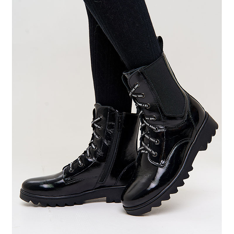 Ботинки, артикул 2047, цвет черный купить в интернет-магазине Shoeslel с доставкой по России