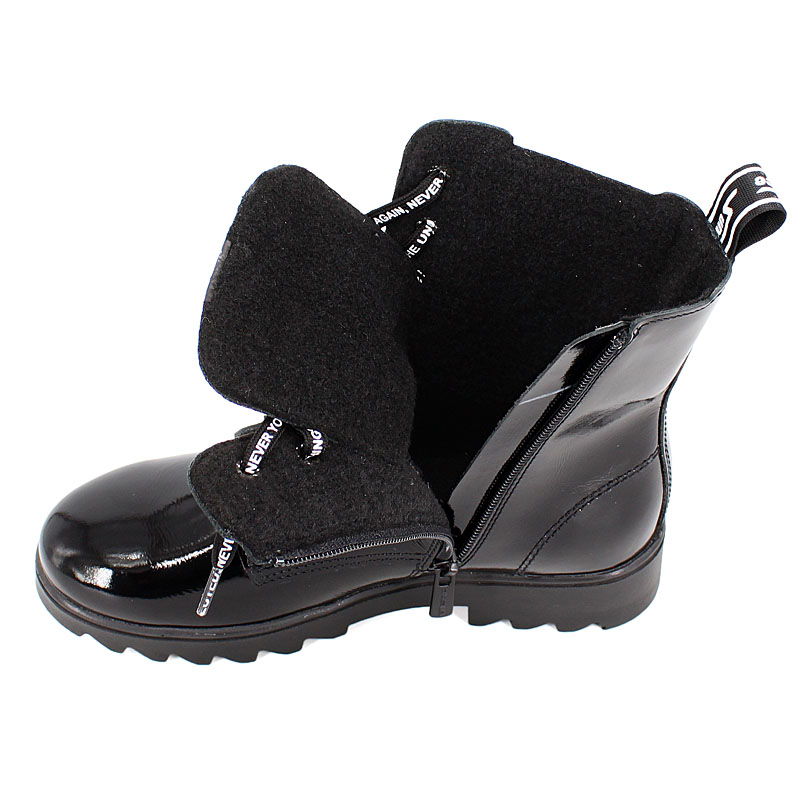 Ботинки, артикул 2047, цвет черный купить в интернет-магазине Shoeslel с доставкой по России