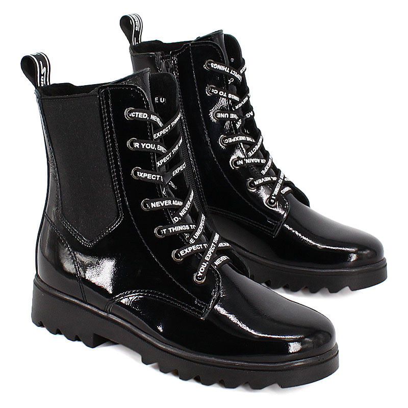 Ботинки, артикул 2047, цвет черный купить в интернет-магазине Shoeslel с доставкой по России