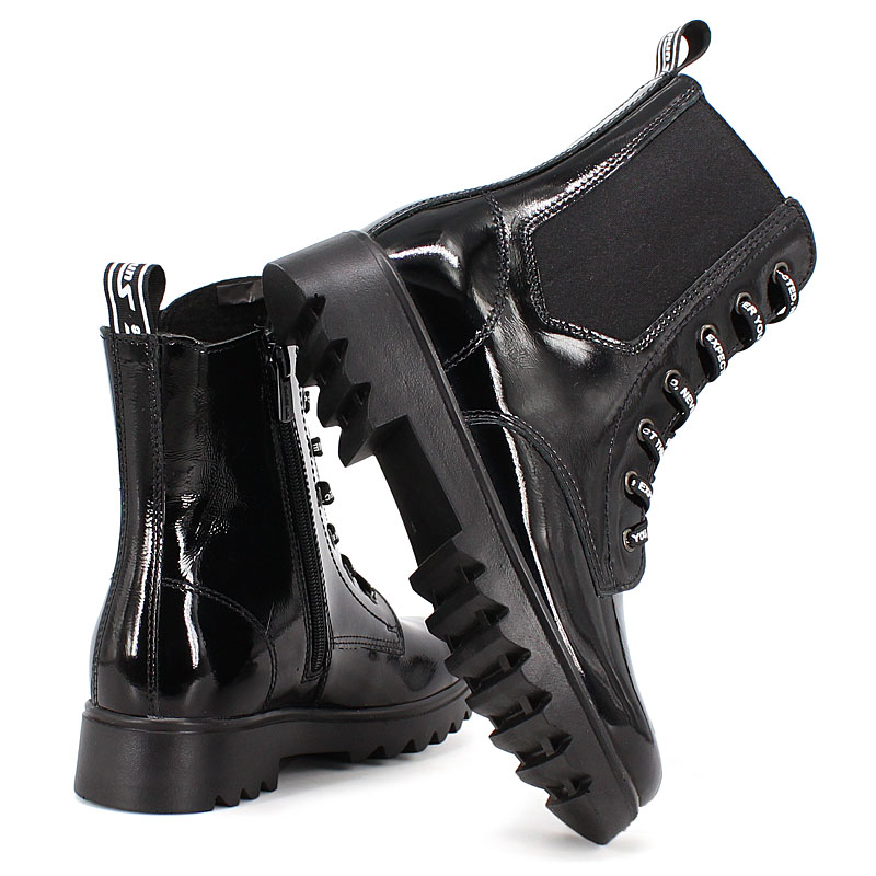 Ботинки, артикул 2047, цвет черный купить в интернет-магазине Shoeslel с доставкой по России