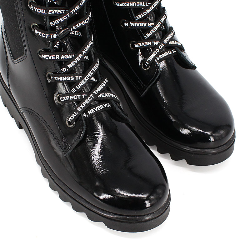 Ботинки, артикул 2047, цвет черный купить в интернет-магазине Shoeslel с доставкой по России