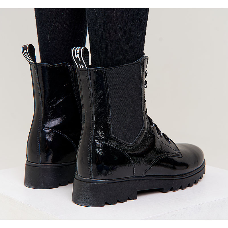 Ботинки, артикул 2047, цвет черный купить в интернет-магазине Shoeslel с доставкой по России