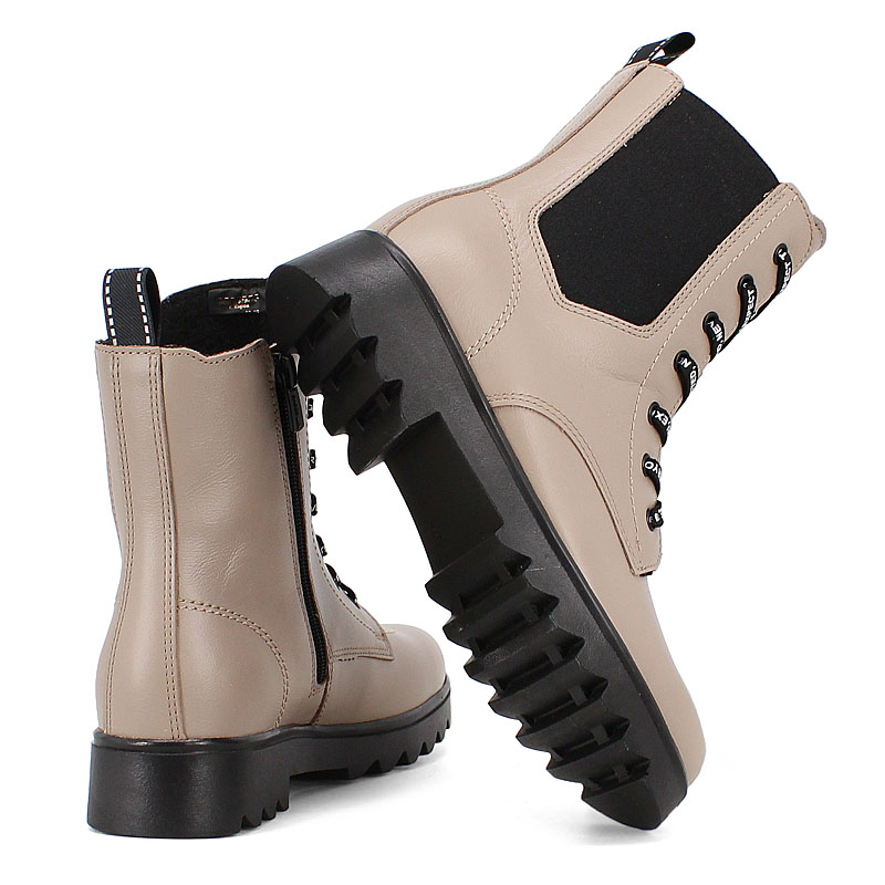 Ботинки, артикул 2047, цвет бежевый купить в интернет-магазине Shoeslel с доставкой по России