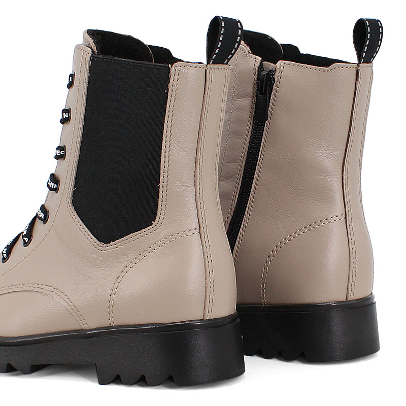 Ботинки, артикул 2047, цвет бежевый купить в интернет-магазине Shoeslel с доставкой по России