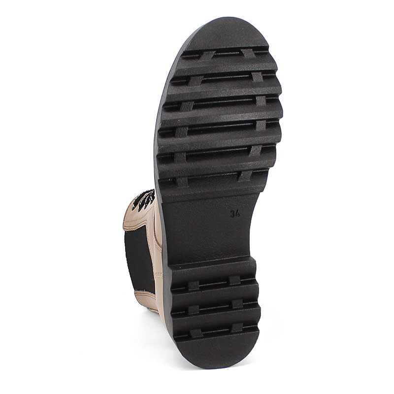 Ботинки, артикул 2047, цвет бежевый купить в интернет-магазине Shoeslel с доставкой по России