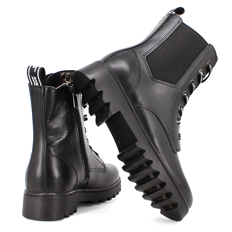 Ботинки, артикул 2047, цвет черный купить в интернет-магазине Shoeslel с доставкой по России