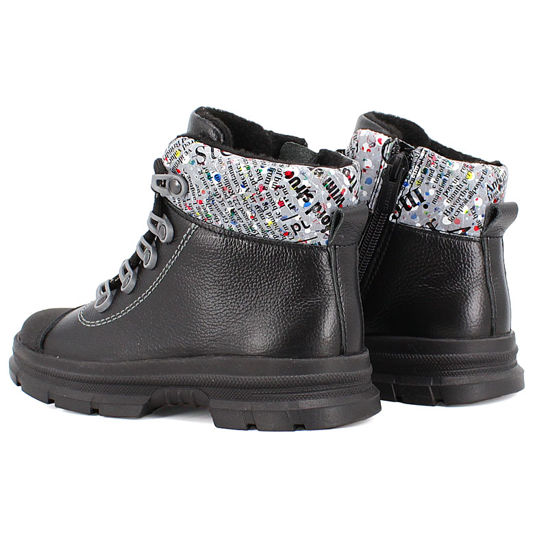 Ботинки, артикул 2053, цвет черный купить в интернет-магазине Shoeslel с доставкой по России