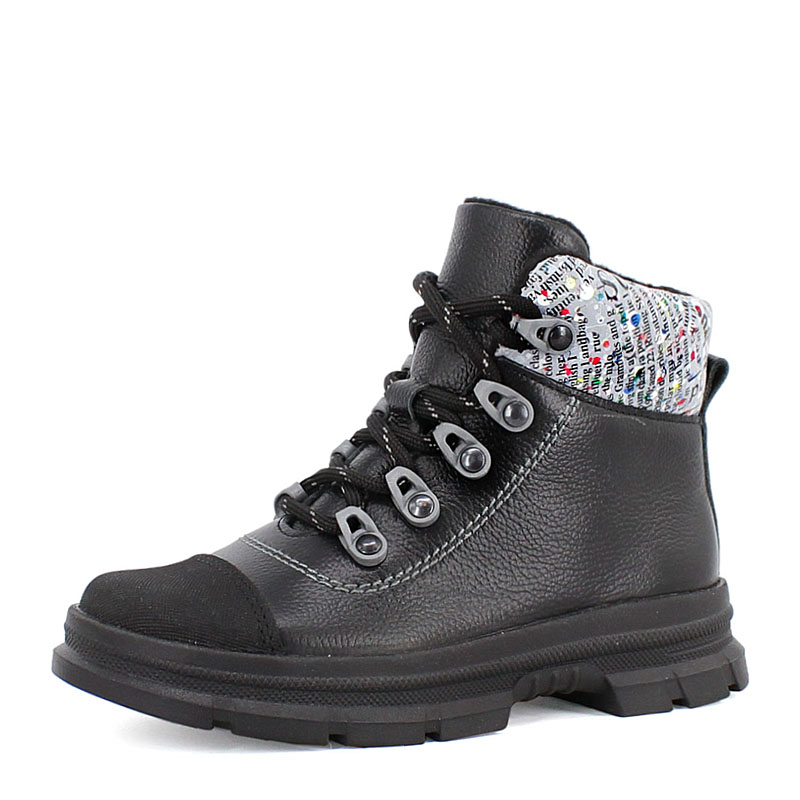 Ботинки, артикул 2053, цвет черный купить в интернет-магазине Shoeslel с доставкой по России