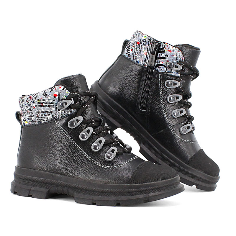 Ботинки, артикул 2053, цвет черный купить в интернет-магазине Shoeslel с доставкой по России