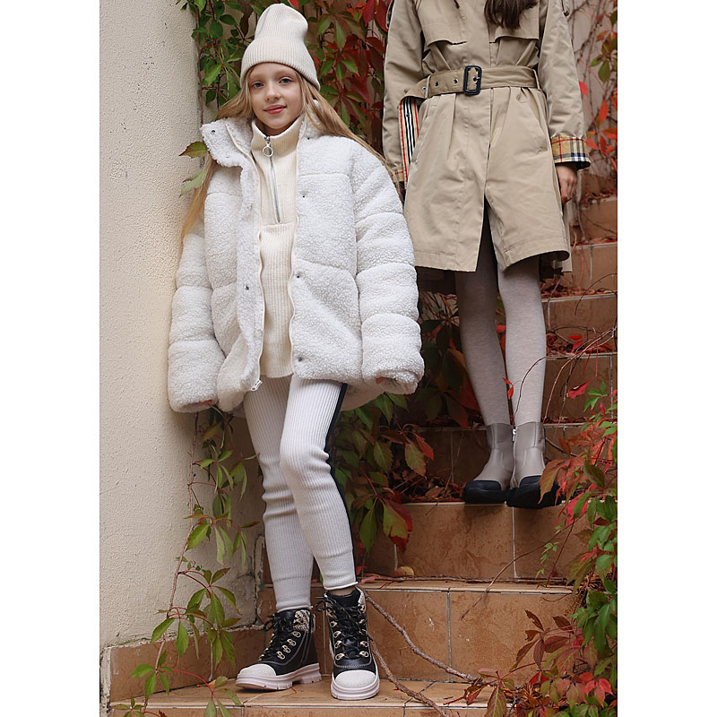 Ботинки, артикул 2053, цвет черно-бежевый купить в интернет-магазине Shoeslel с доставкой по России