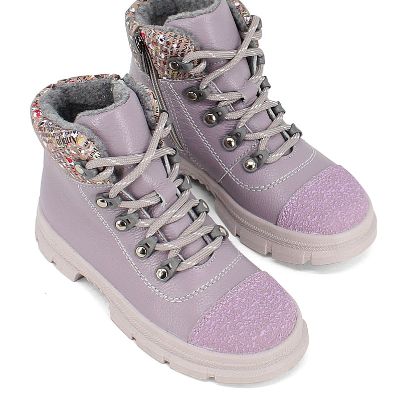 Ботинки, артикул 2053, цвет сиреневый купить в интернет-магазине Shoeslel с доставкой по России