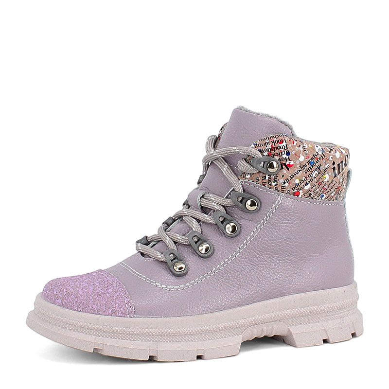 Ботинки, артикул 2053, цвет сиреневый купить в интернет-магазине Shoeslel с доставкой по России