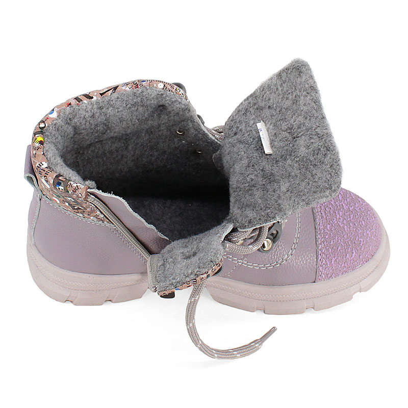 Ботинки, артикул 2053, цвет сиреневый купить в интернет-магазине Shoeslel с доставкой по России