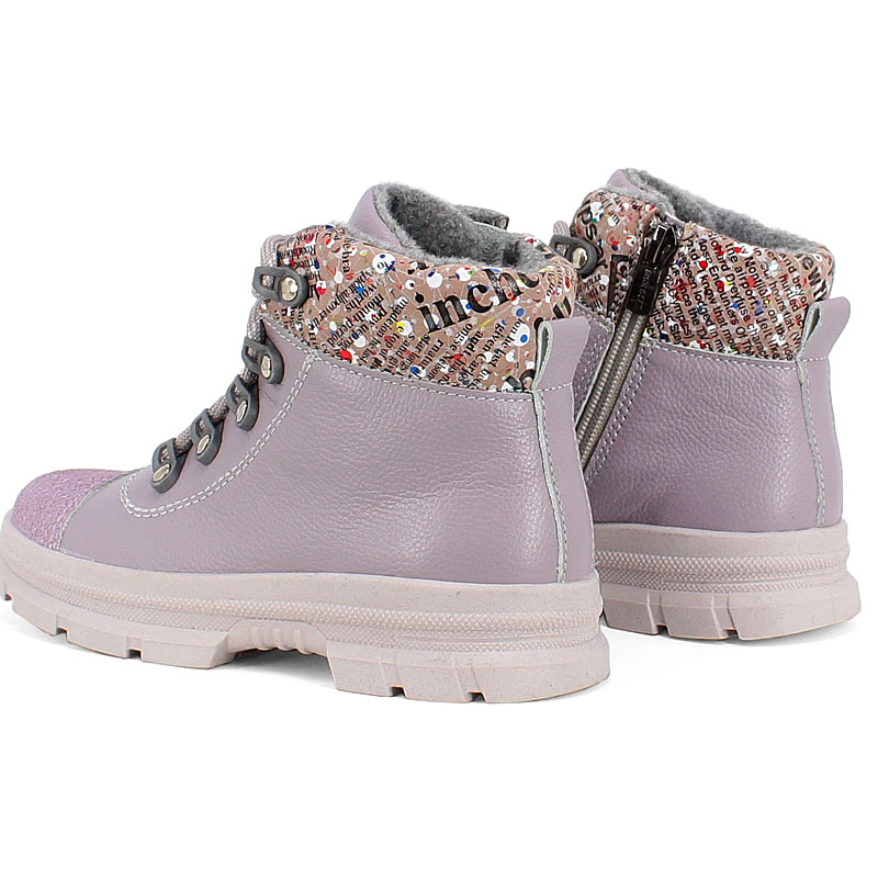 Ботинки, артикул 2053, цвет сиреневый купить в интернет-магазине Shoeslel с доставкой по России
