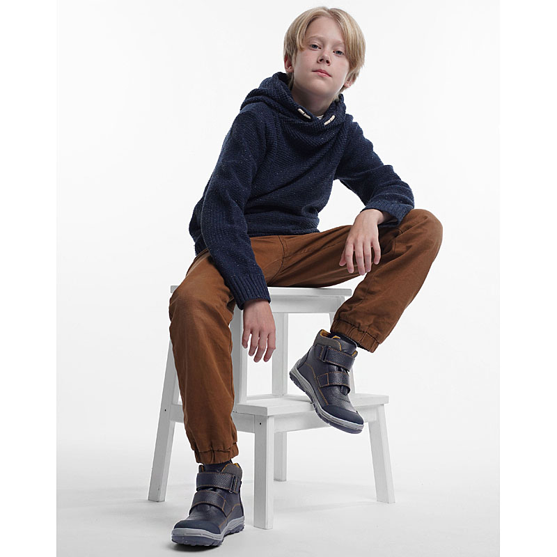 Ботинки, артикул 2055, цвет синий купить в интернет-магазине Shoeslel с доставкой по России