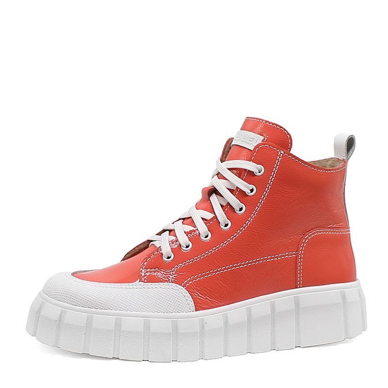 Ботинки, артикул 2057, цвет оранжевый купить в интернет-магазине Shoeslel с доставкой по России