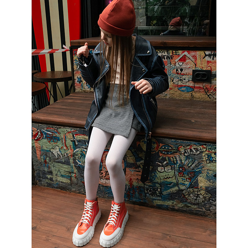 Ботинки, артикул 2057, цвет оранжевый купить в интернет-магазине Shoeslel с доставкой по России