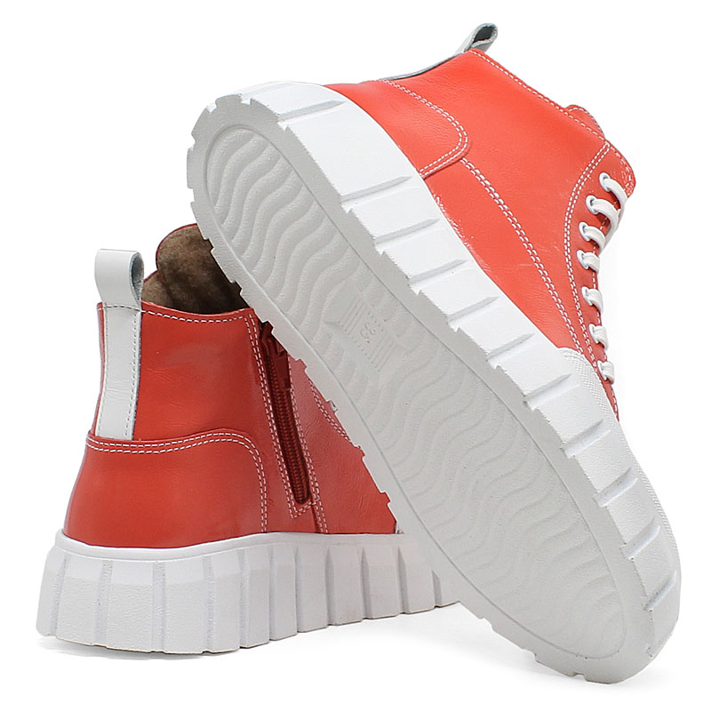 Ботинки, артикул 2057, цвет оранжевый купить в интернет-магазине Shoeslel с доставкой по России