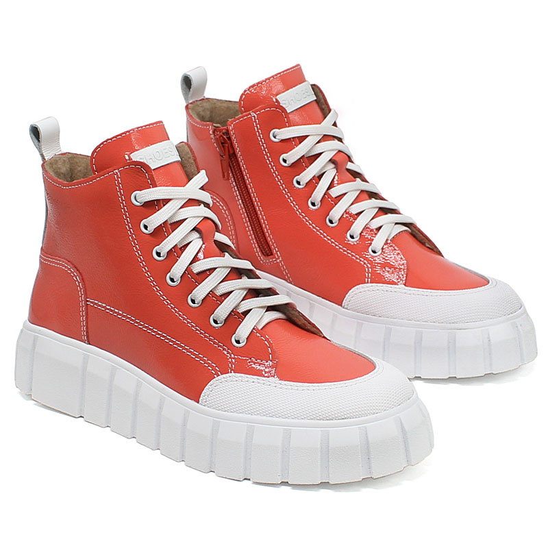 Ботинки, артикул 2057, цвет оранжевый купить в интернет-магазине Shoeslel с доставкой по России