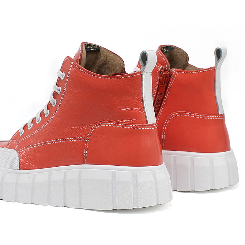 Ботинки, артикул 2057, цвет оранжевый купить в интернет-магазине Shoeslel с доставкой по России