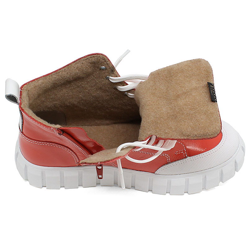 Ботинки, артикул 2057, цвет оранжевый купить в интернет-магазине Shoeslel с доставкой по России