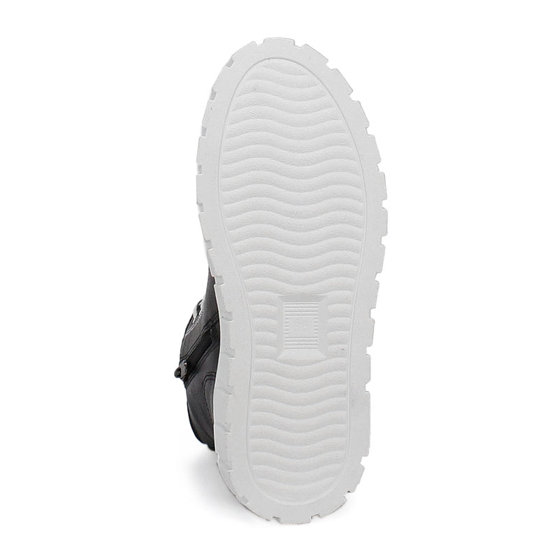 Ботинки, артикул 2057, цвет черно-белый купить в интернет-магазине Shoeslel с доставкой по России