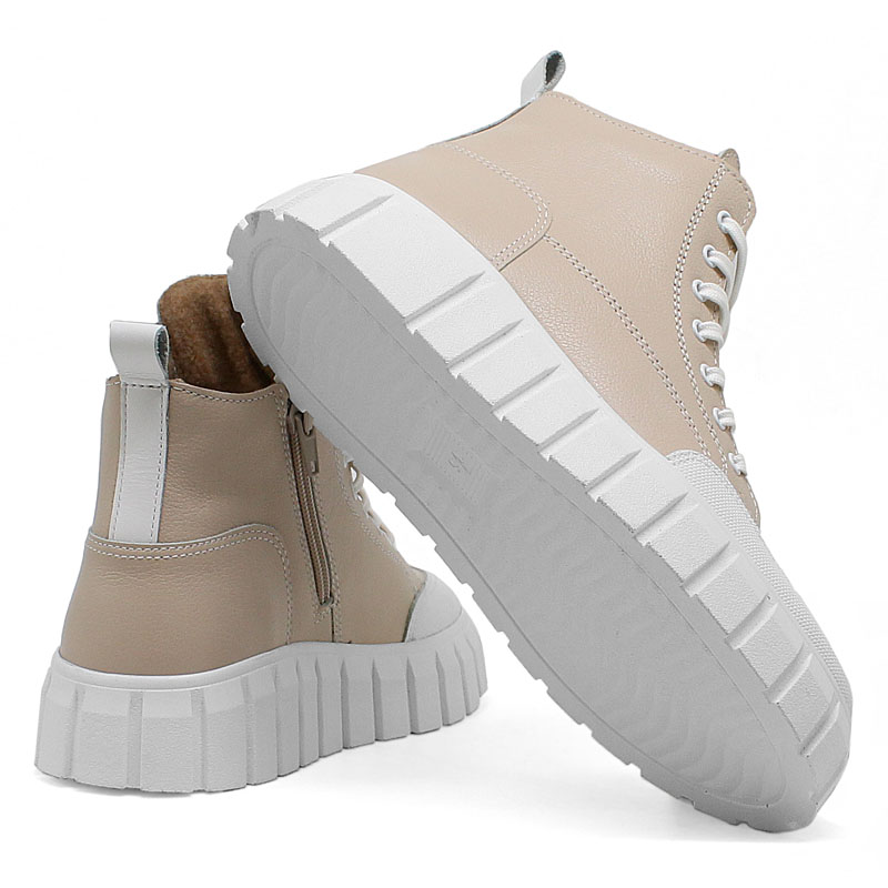 Ботинки, артикул 2057, цвет капучино купить в интернет-магазине Shoeslel с доставкой по России