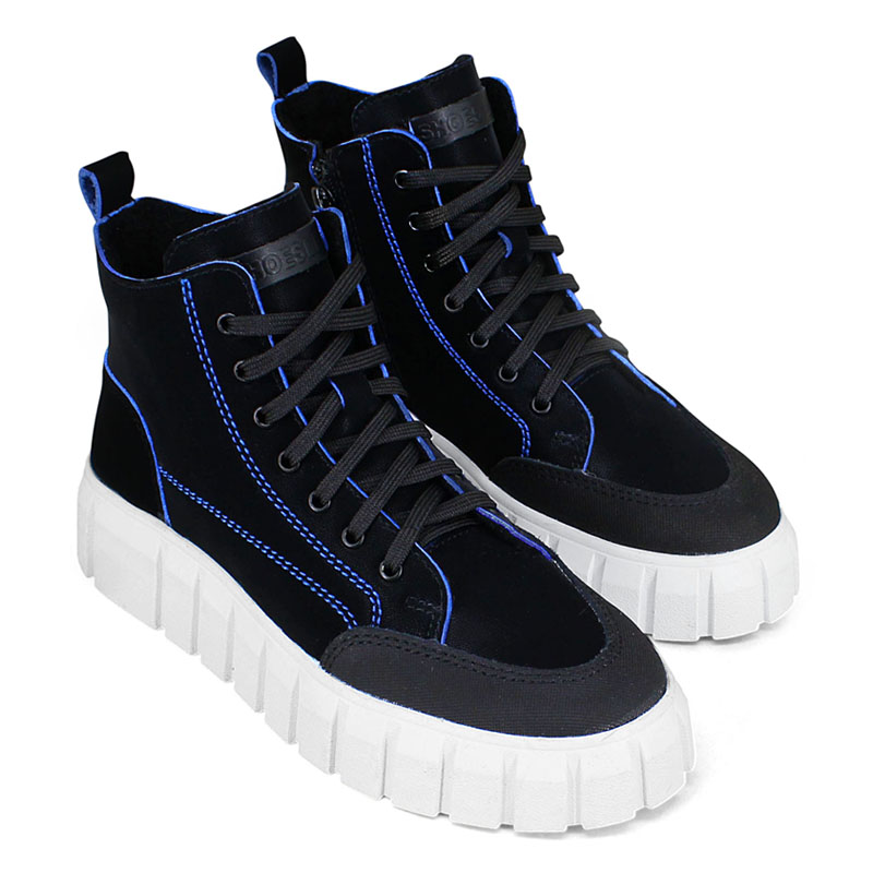 Ботинки, артикул 2057, цвет т.синий купить в интернет-магазине Shoeslel с доставкой по России