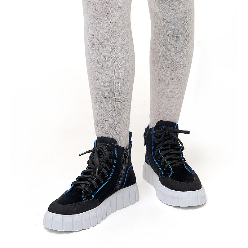 Ботинки, артикул 2057, цвет т.синий купить в интернет-магазине Shoeslel с доставкой по России