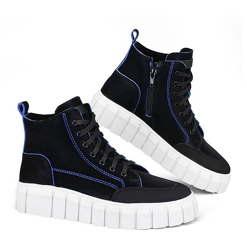 Ботинки, артикул 2057, цвет т.синий купить в интернет-магазине Shoeslel с доставкой по России