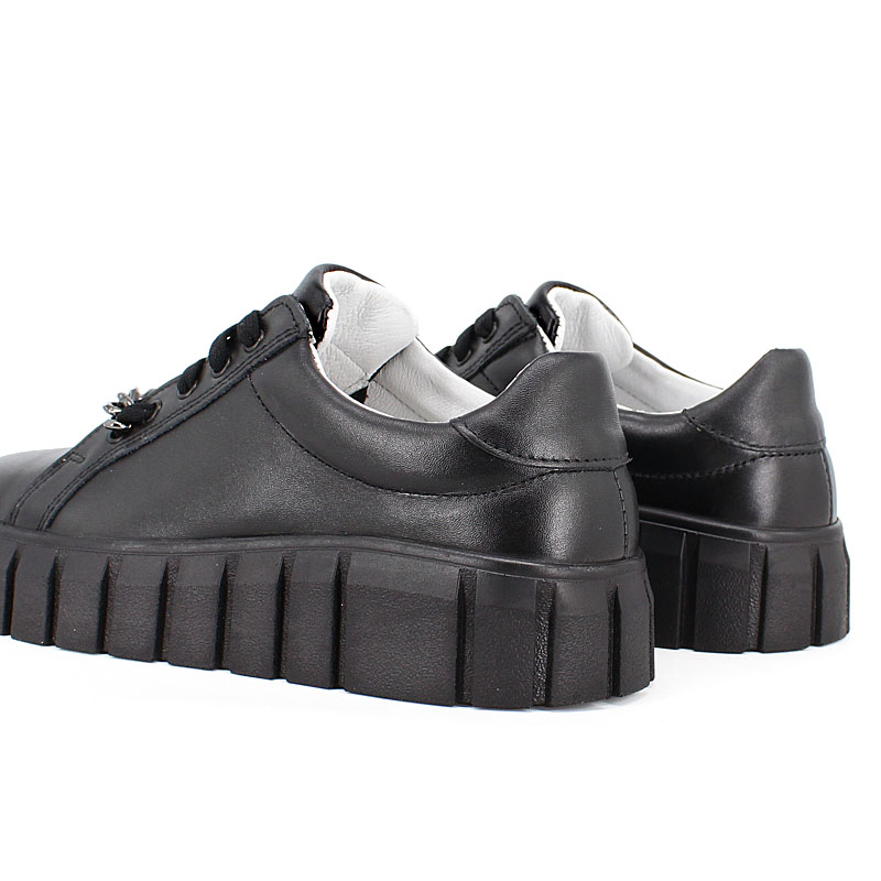 Полуботинки, артикул 2064, цвет черный купить в интернет-магазине Shoeslel с доставкой по России