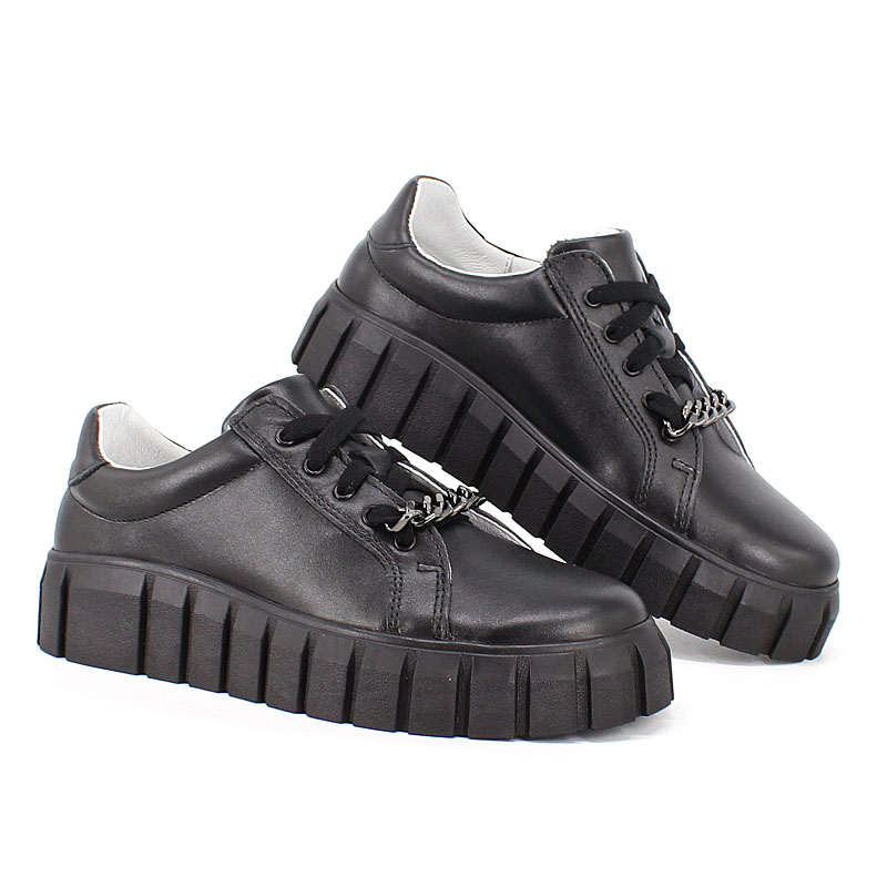 Полуботинки, артикул 2064, цвет черный купить в интернет-магазине Shoeslel с доставкой по России