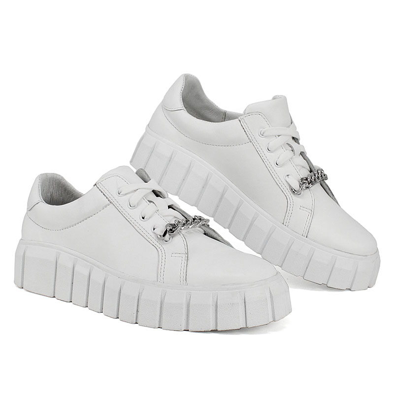 Полуботинки, артикул 2064, цвет белый купить в интернет-магазине Shoeslel с доставкой по России